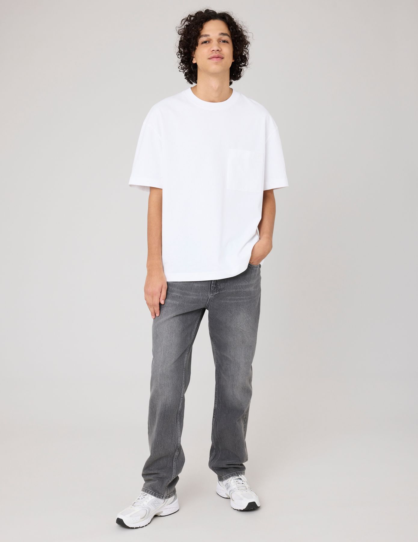 Jean comfort fit mid grey