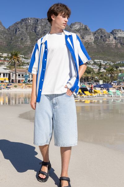 Bermuda en jean long