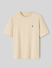 T-shirt broderie poitrine