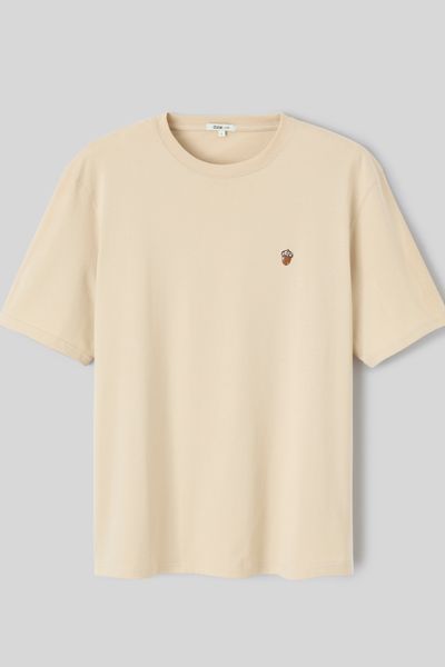 T-shirt broderie poitrine