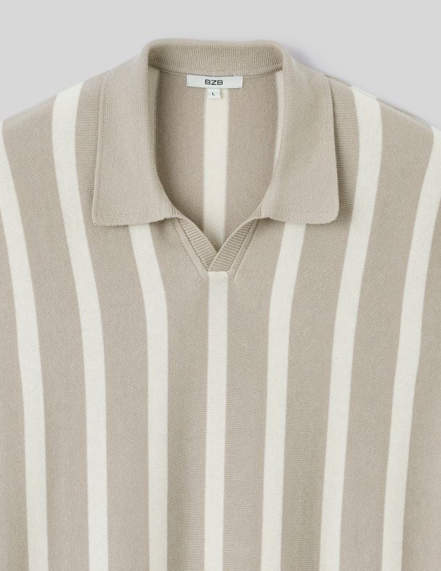Polo à rayures