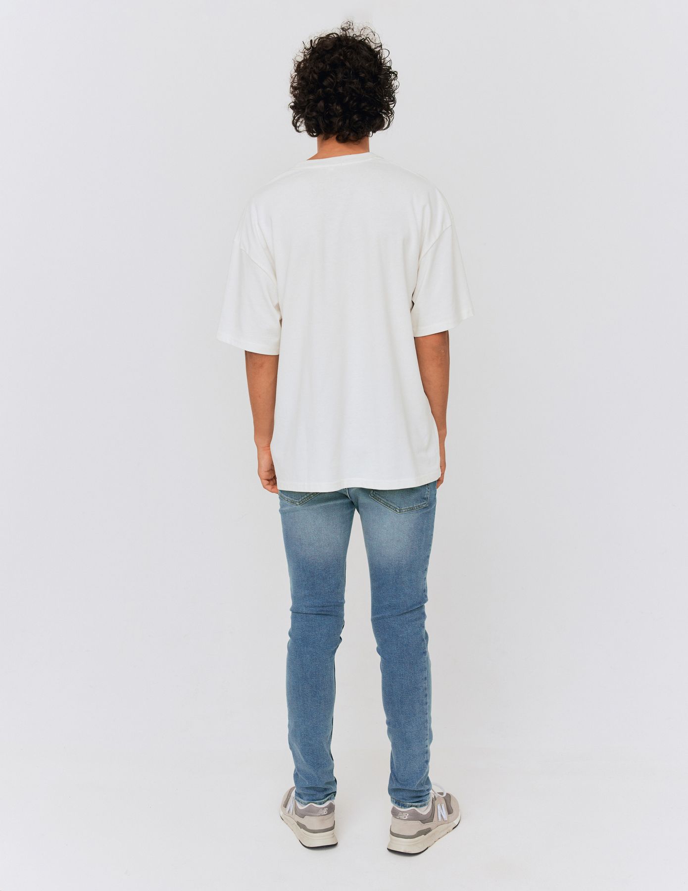 Jean slim basique stone clair