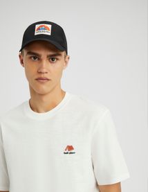 T-shirt mati&egrave;re flamm&eacute; imprim&eacute;