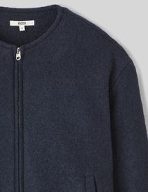 Veste boule en laine