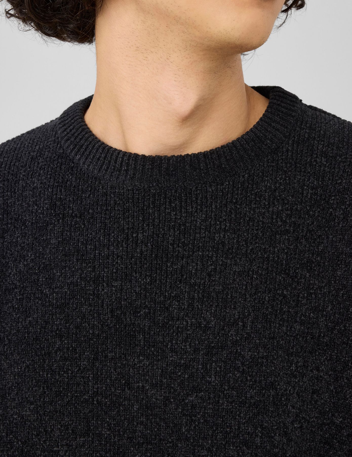 Pull maille chenille