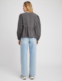 Chemise en flanelle à noeuds