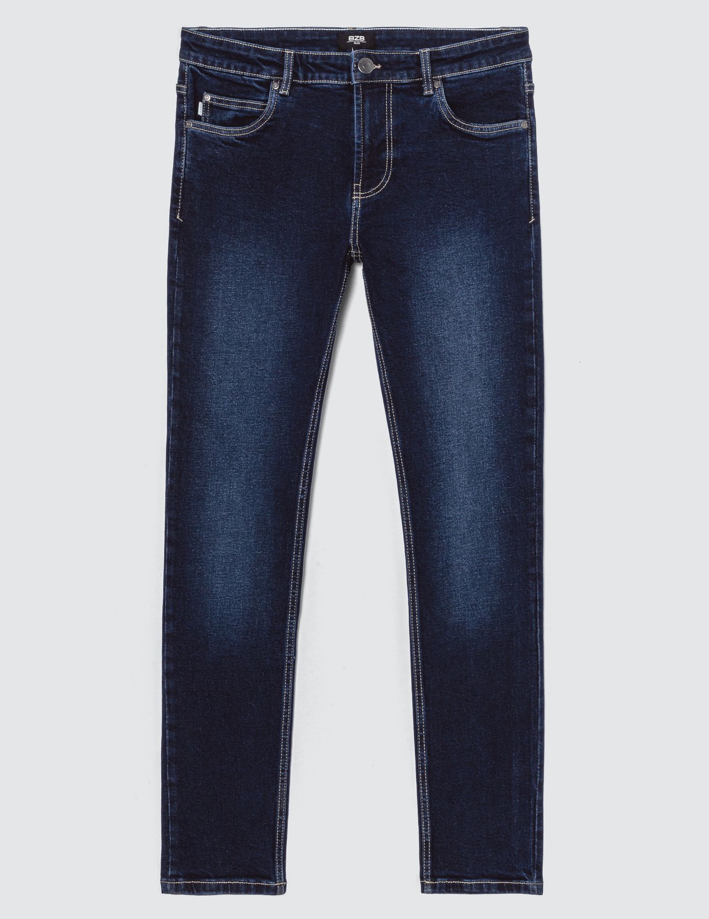 Jean slim basique stone foncé