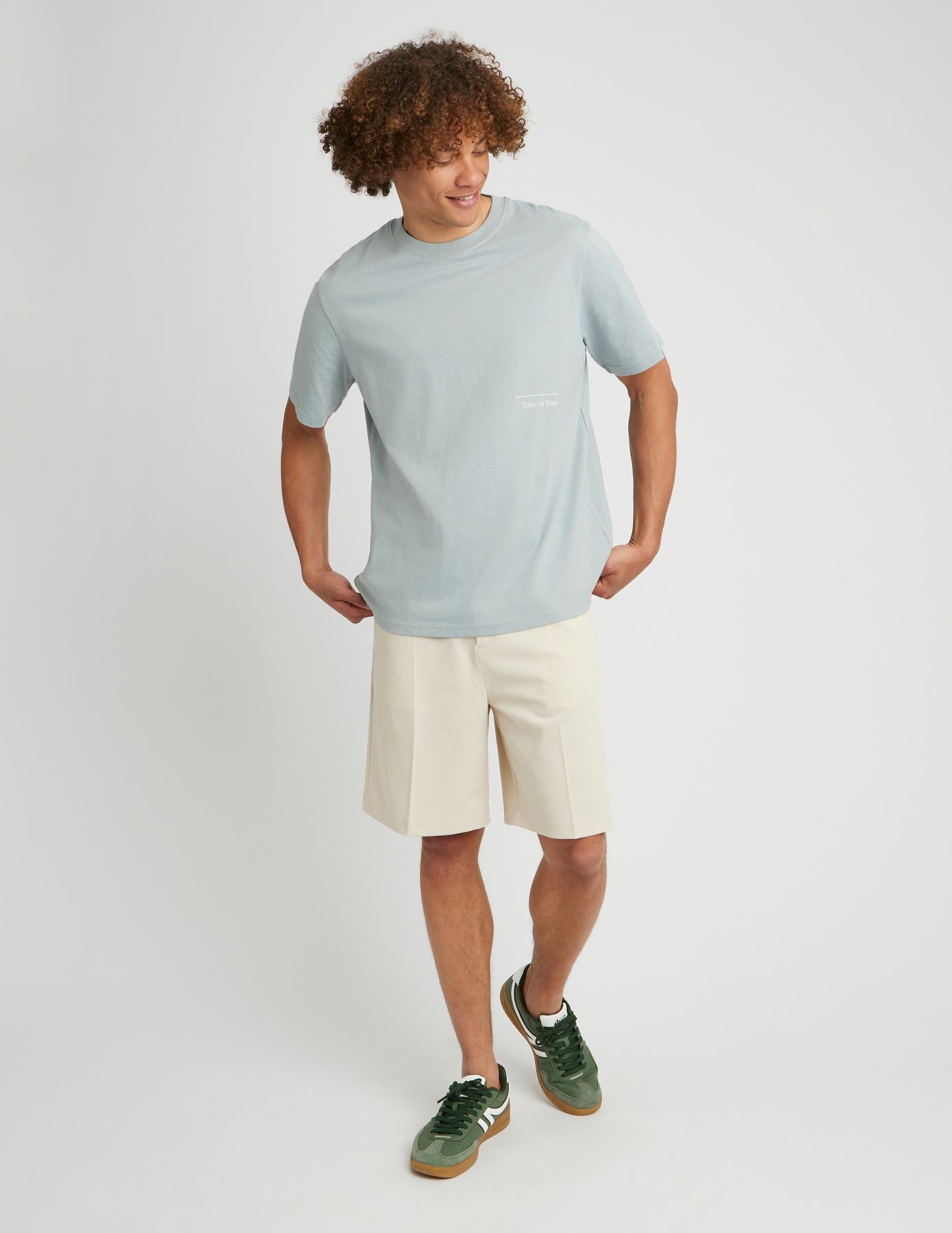 T-shirt imprimé devant dos