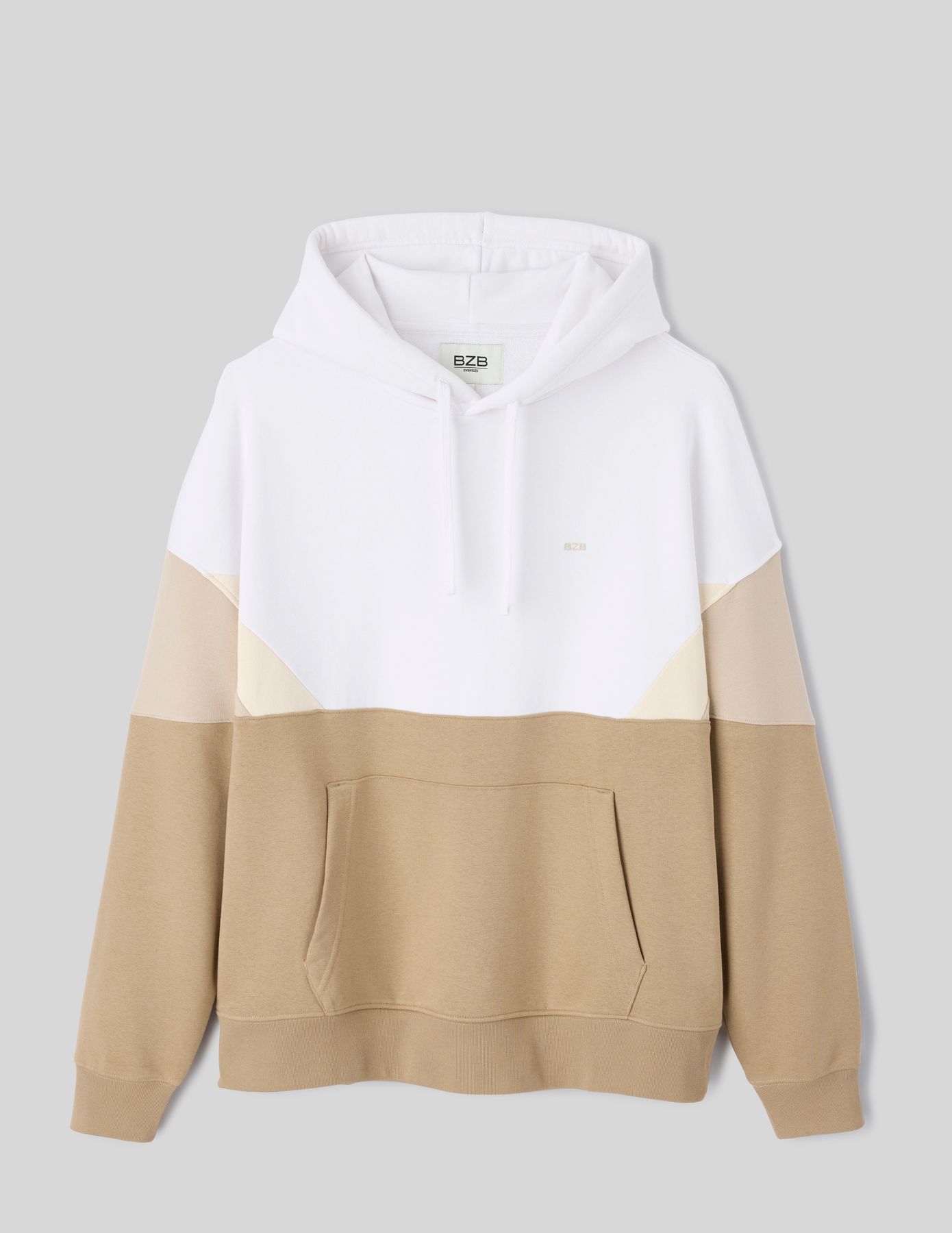 Sweat à capuche colorblock