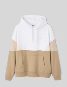 Sweat à capuche colorblock