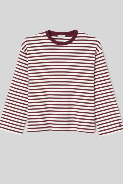T-shirt manches longues ray&eacute;