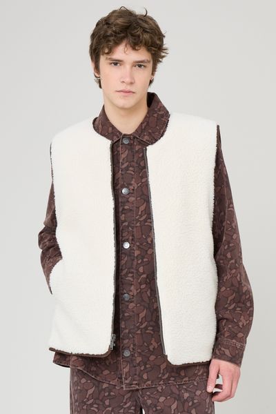 Blouson sans manches réversible