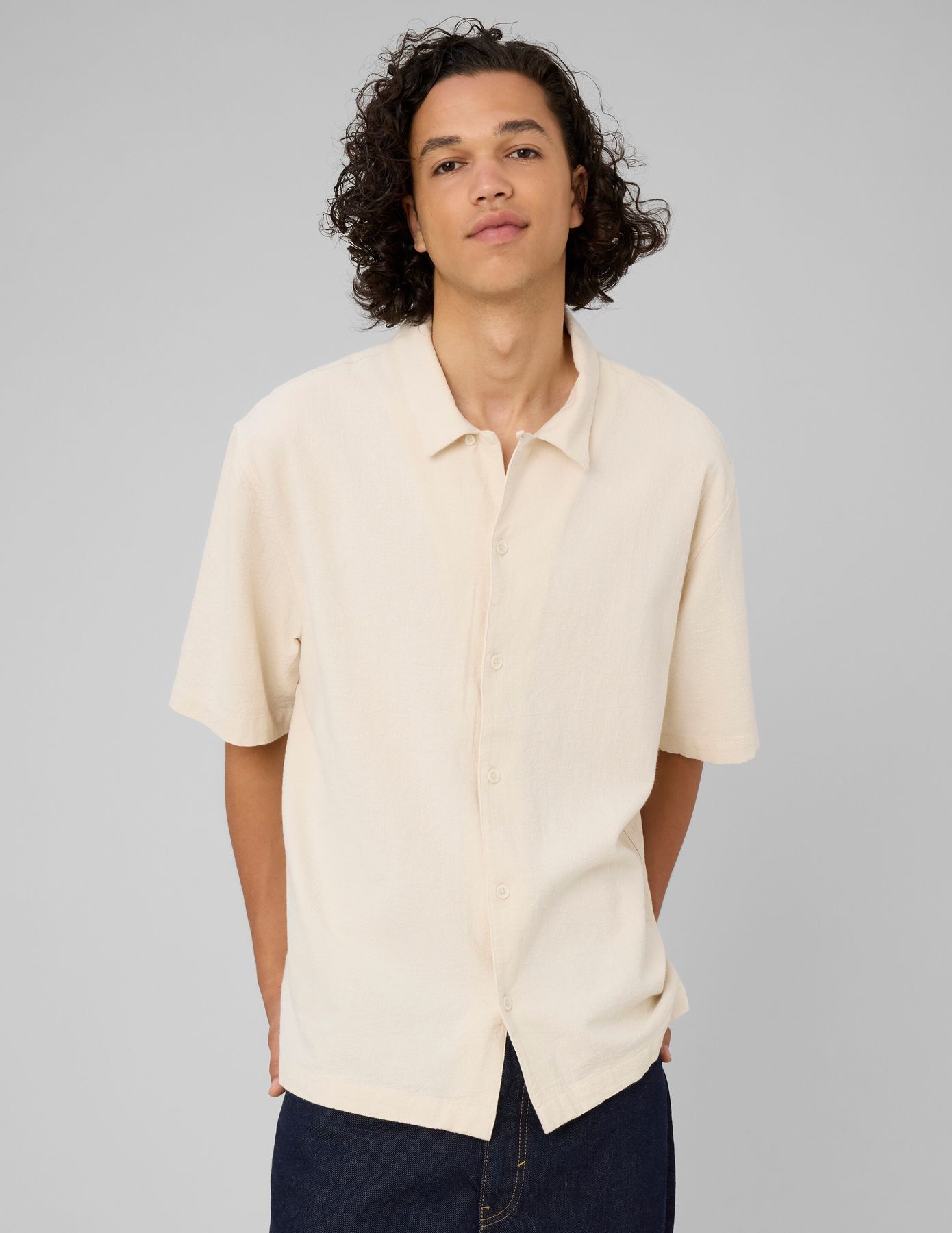 Chemise manches courtes avec patchs