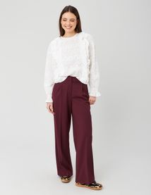 Pantalon large à pinces
