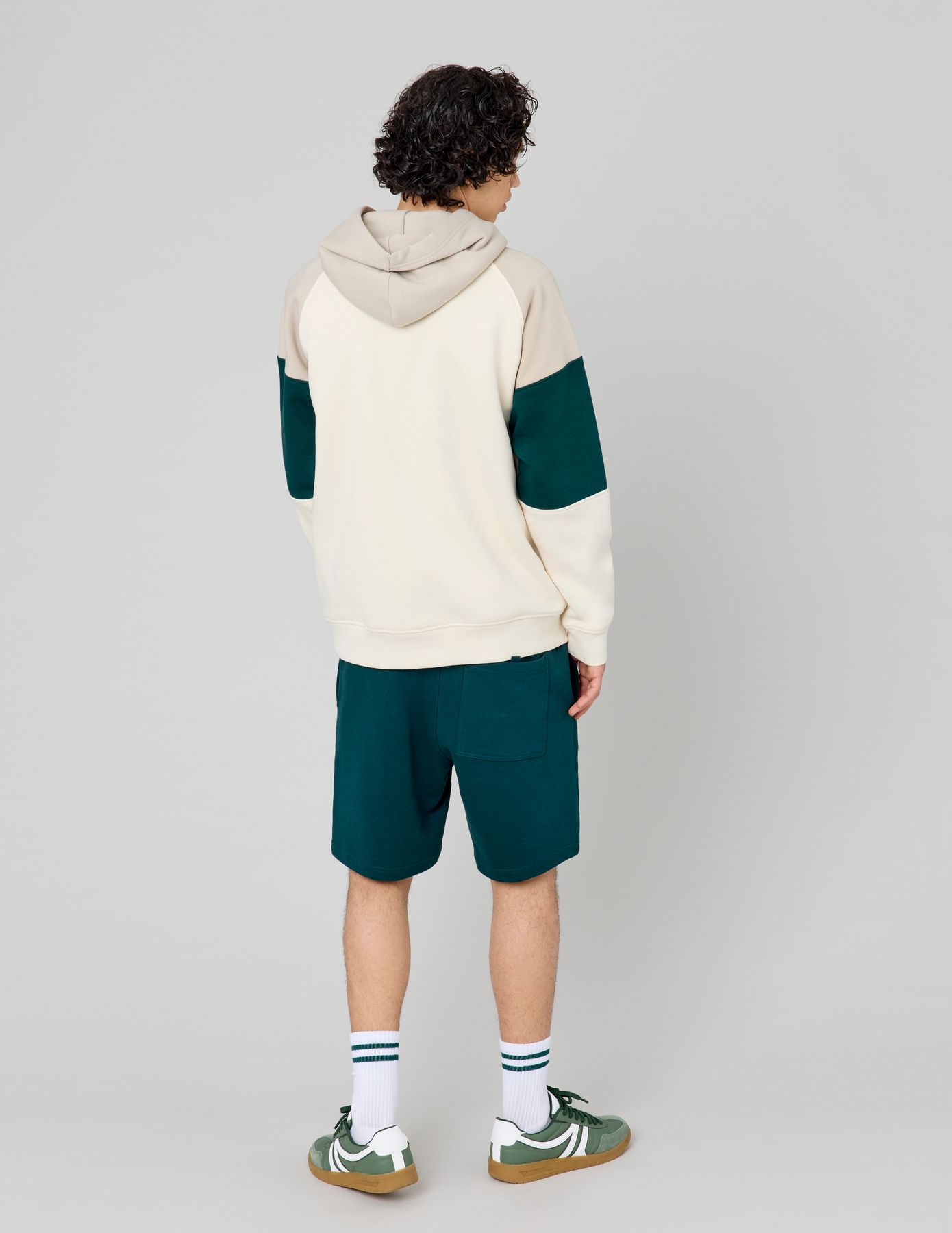 Sweat colorblock à capuche