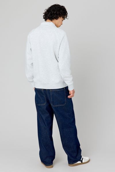Sweat col polo zippé