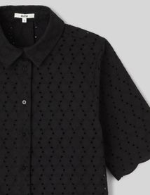 Chemisette en broderie anglaise