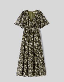 Robe longue imprimée