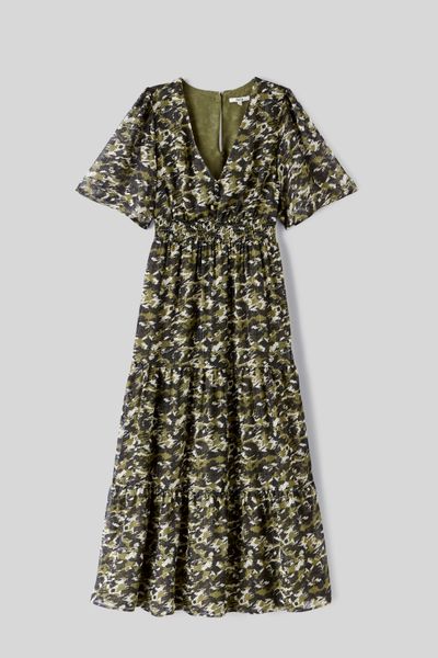 Robe longue imprimée