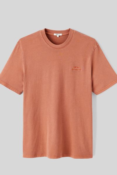 T-shirt broderie poitrine