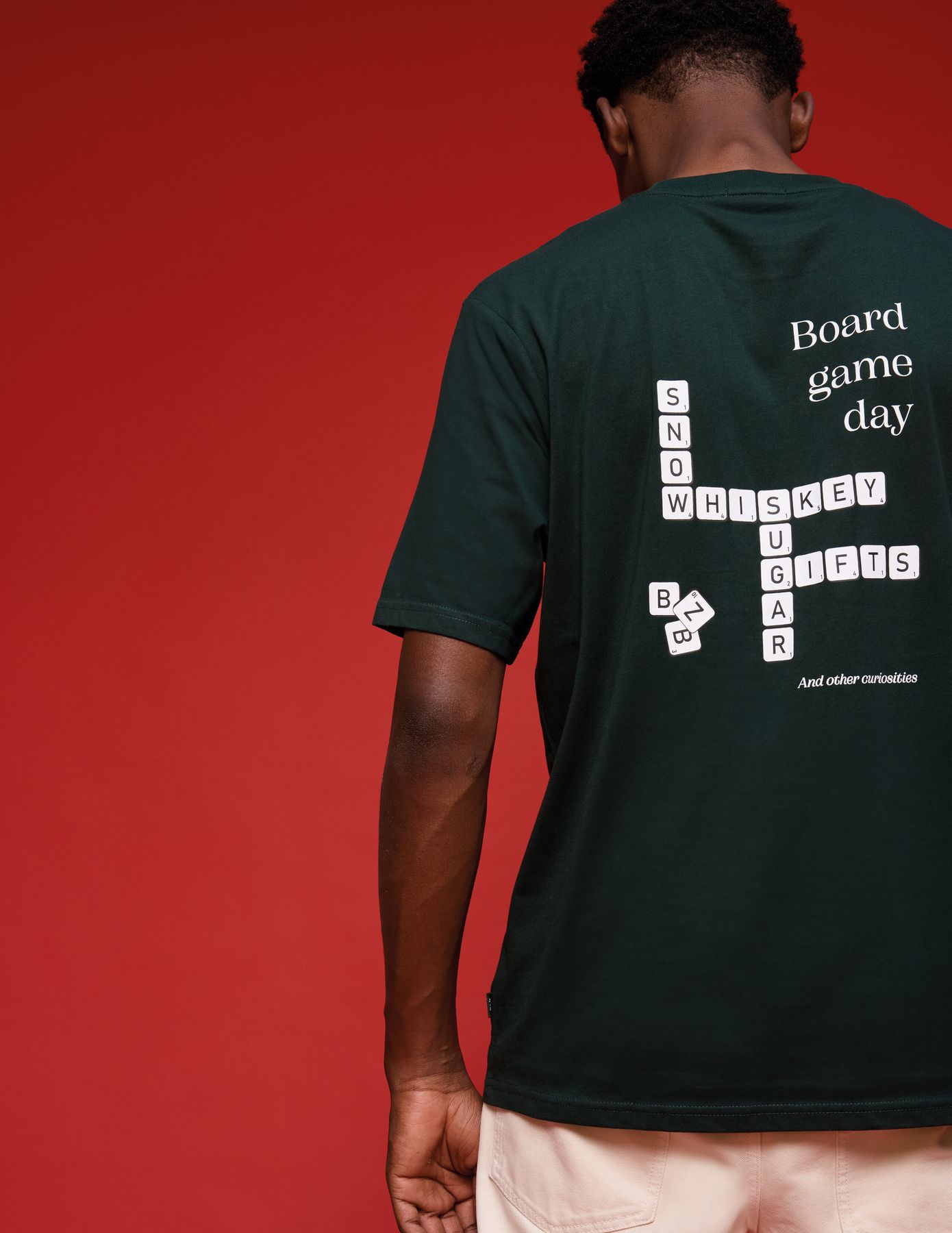 T-shirt imprim&eacute; devant dos