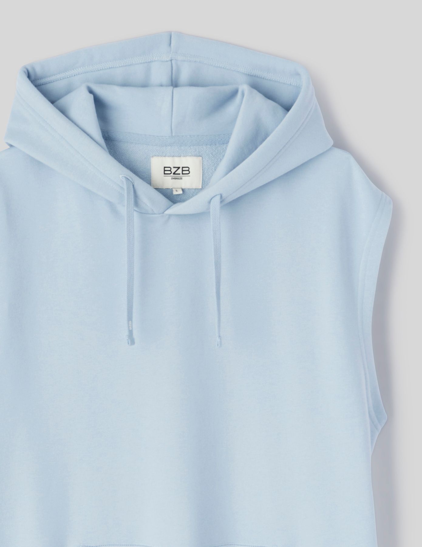 Sweat sans manches à capuche