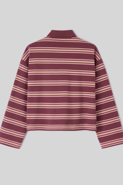 T-shirt col polo ray&eacute;