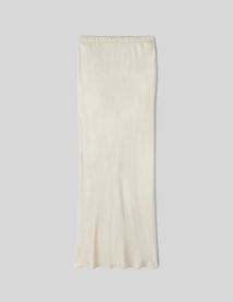 Jupe longue satin