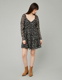 Robe courte imprimée