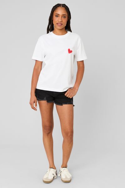 Short en Denim Raw cut