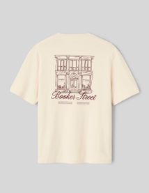 T-shirt imprim&eacute; et brod&eacute;
