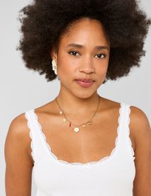 D&eacute;bardeur bords en dentelle avec n&oelig;ud