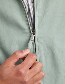 Veste zippée col velours