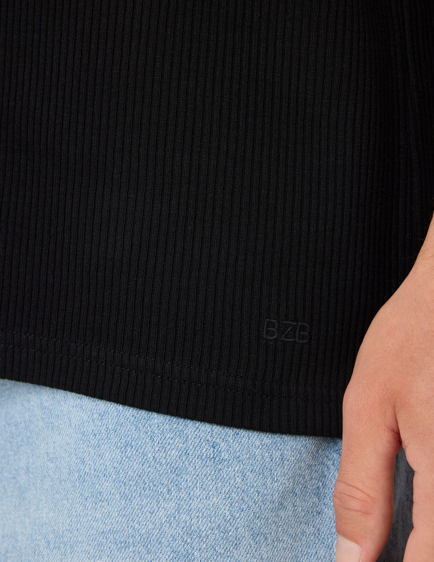 Polo maille c&ocirc;tel&eacute;e