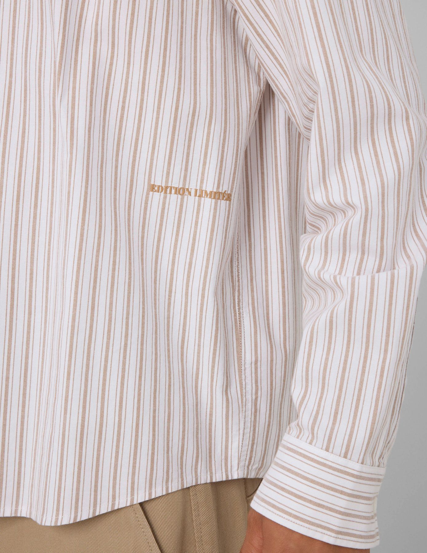 Chemise oxford ray&eacute;e