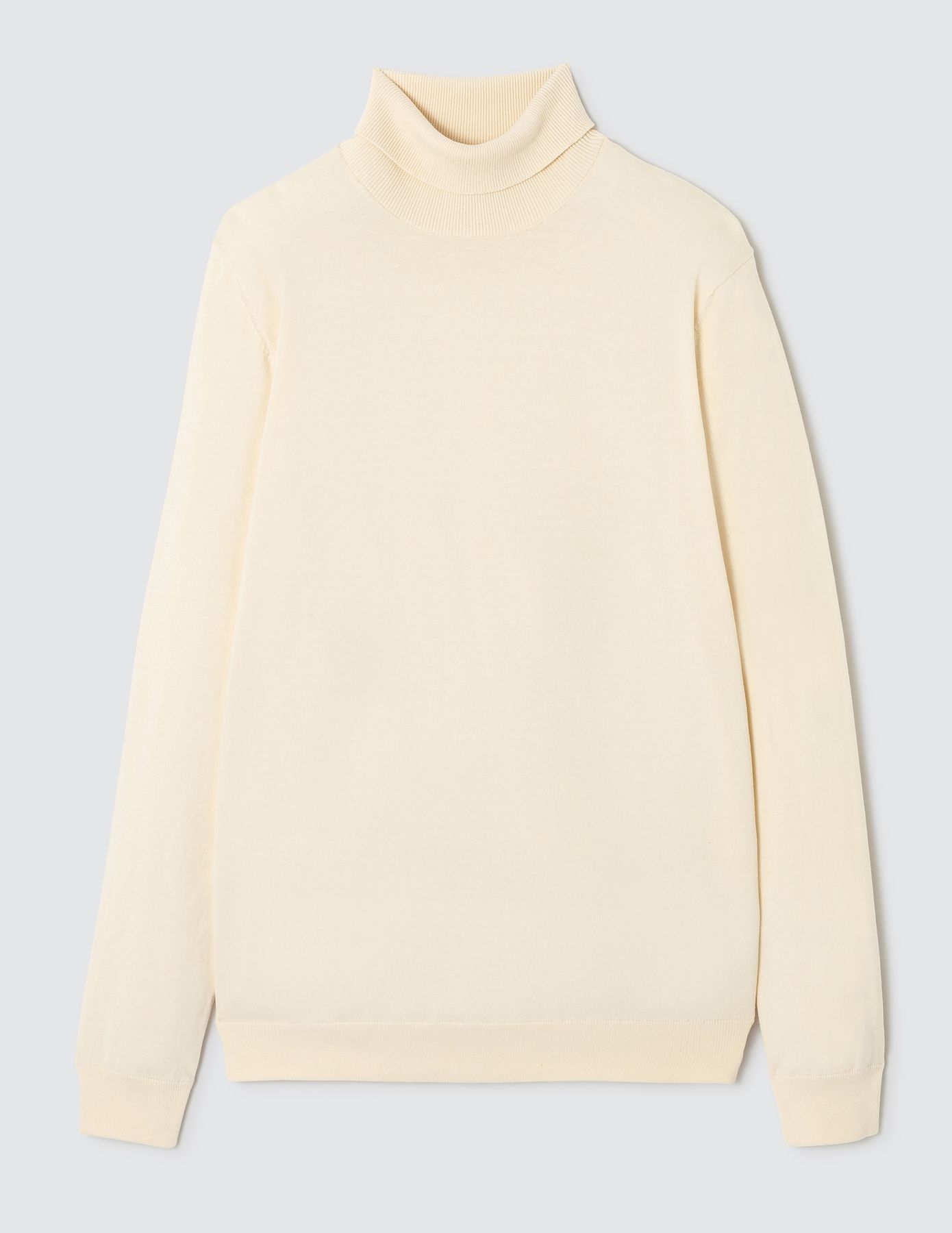 Pull col roulé
