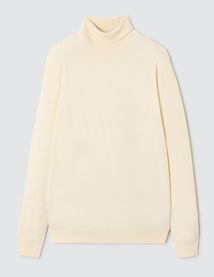 Pull col roulé
