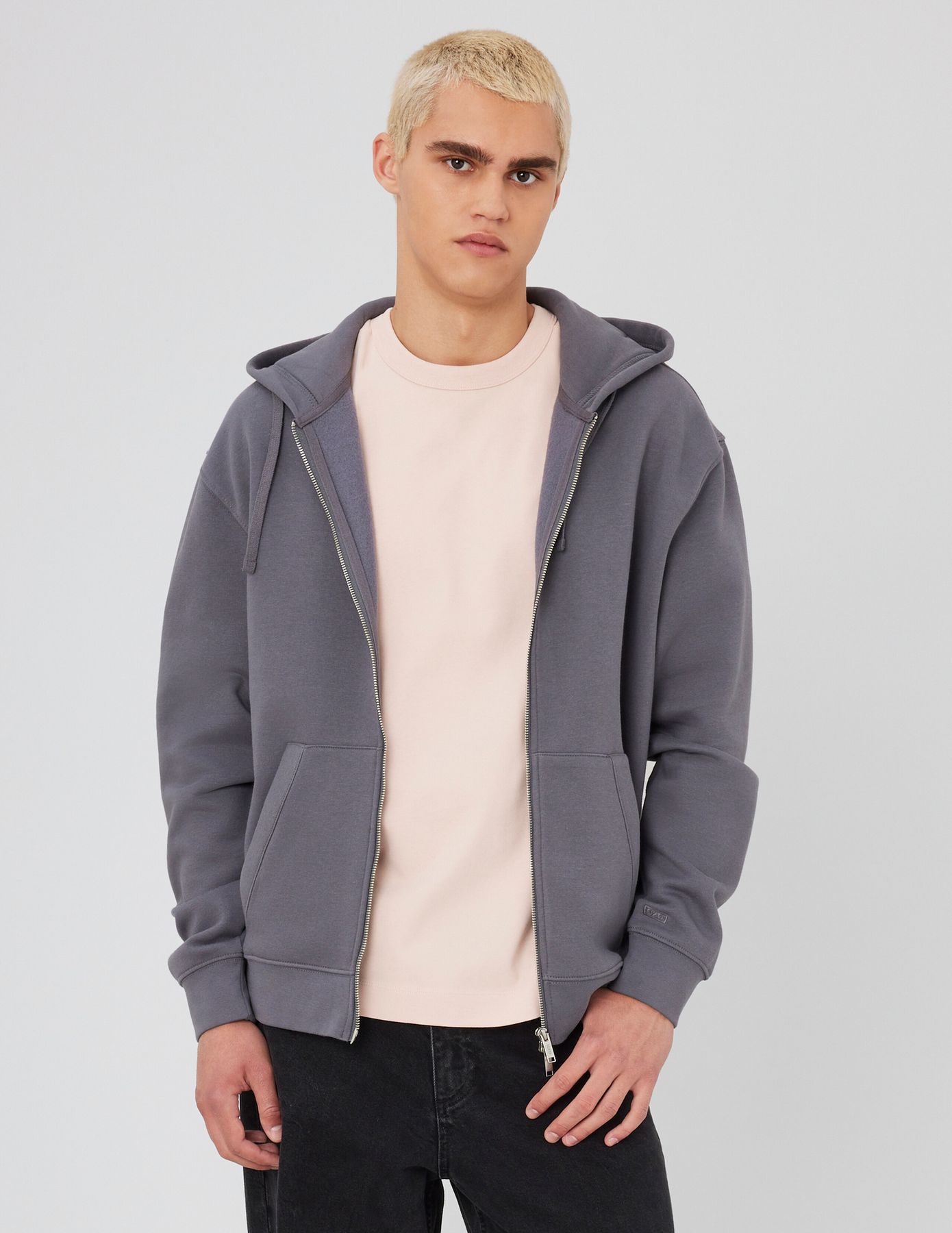 Sweat zippé ouverture double
