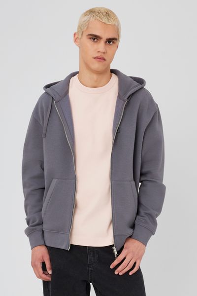 Sweat zippé ouverture double