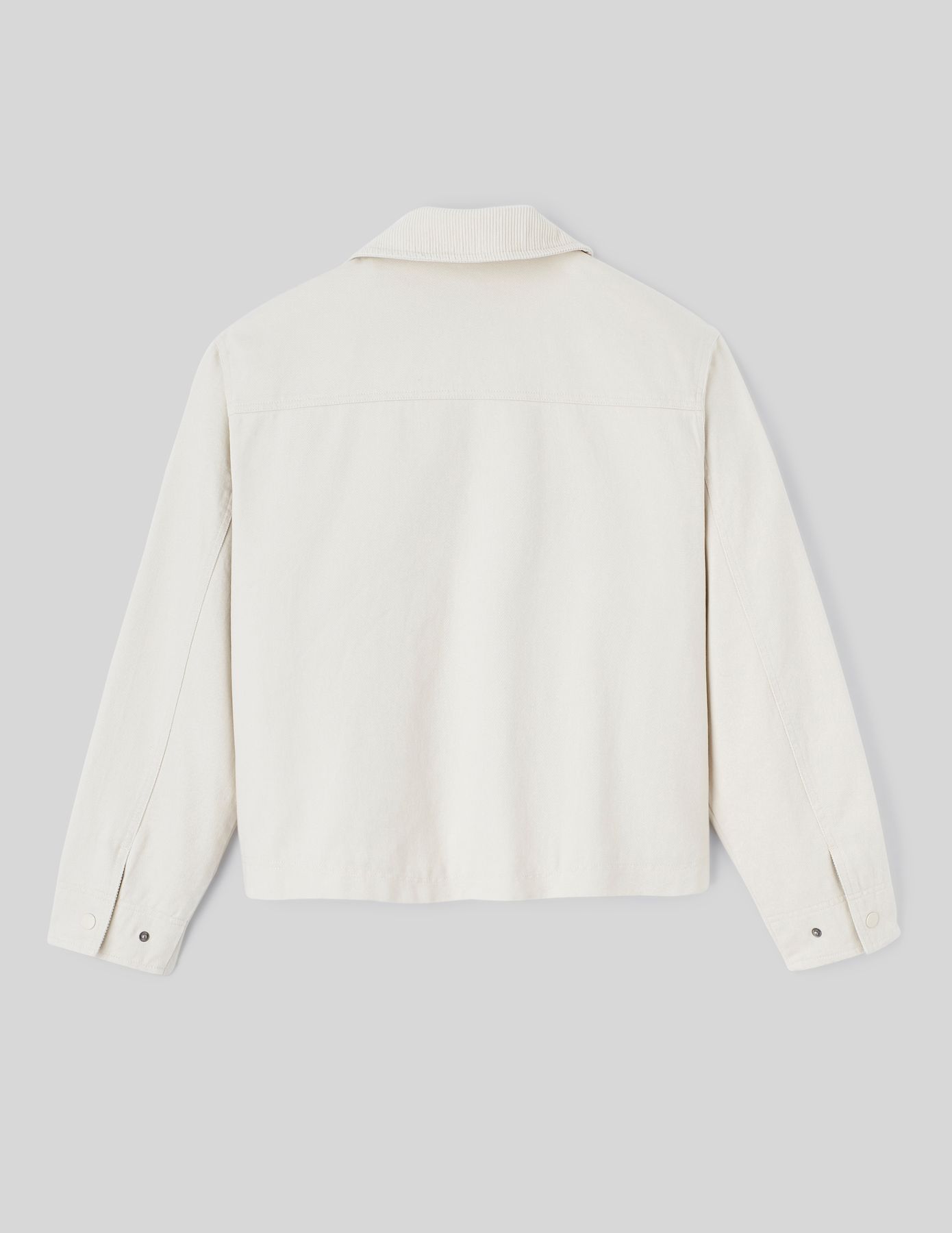 Veste zippée col velours