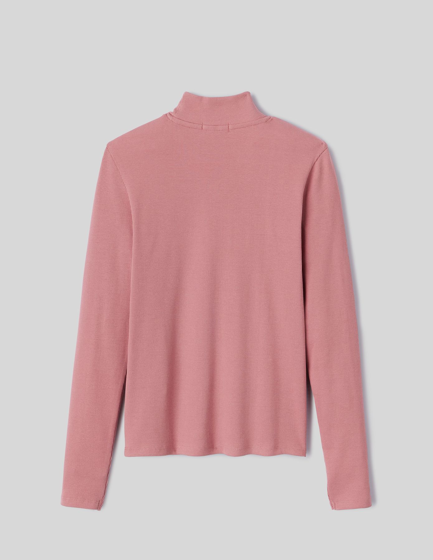 T-shirt col montant uni