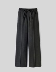Pantalon taille élastiquée polyester recyclé