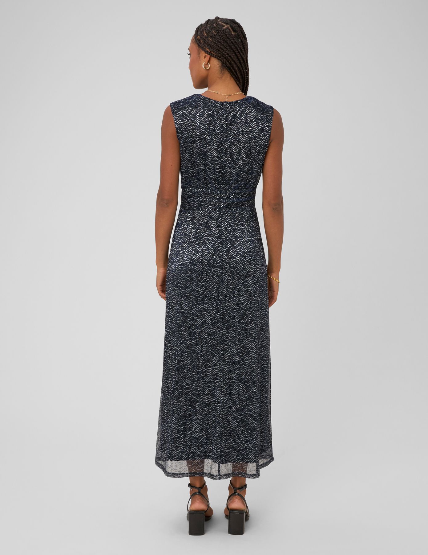 Robe longue imprim&eacute;e