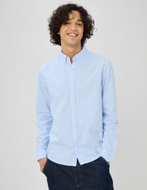 Chemise oxford ray&eacute;e