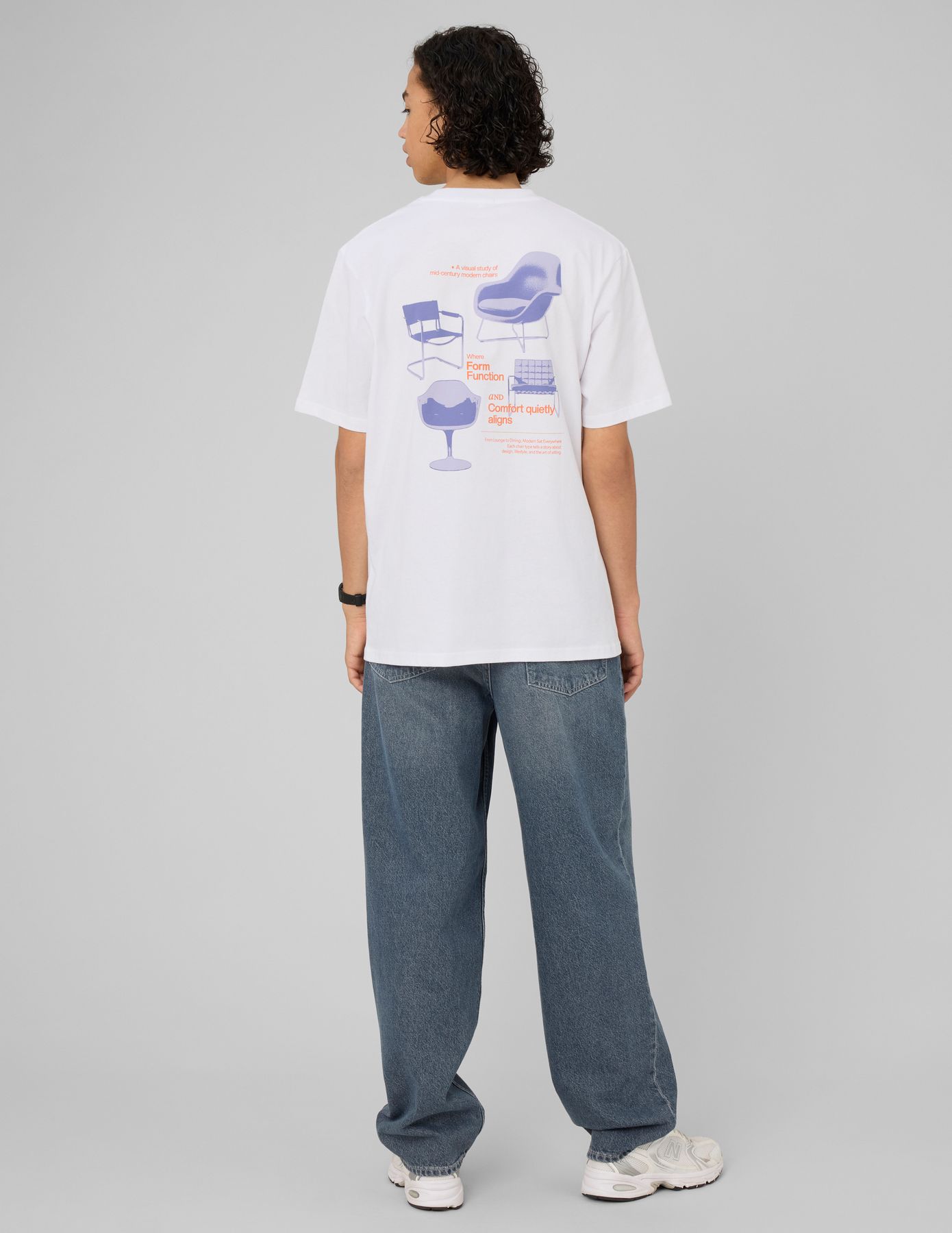 T-shirt imprim&eacute; devant/dos