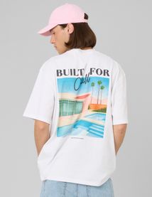 T-shirt imprim&eacute; devant / dos