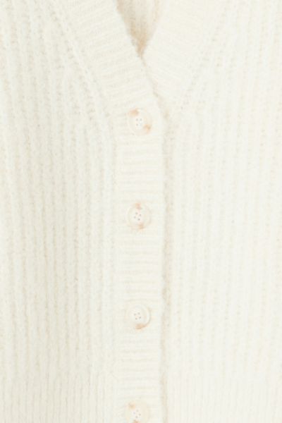 Gilet boutonné maille perlée