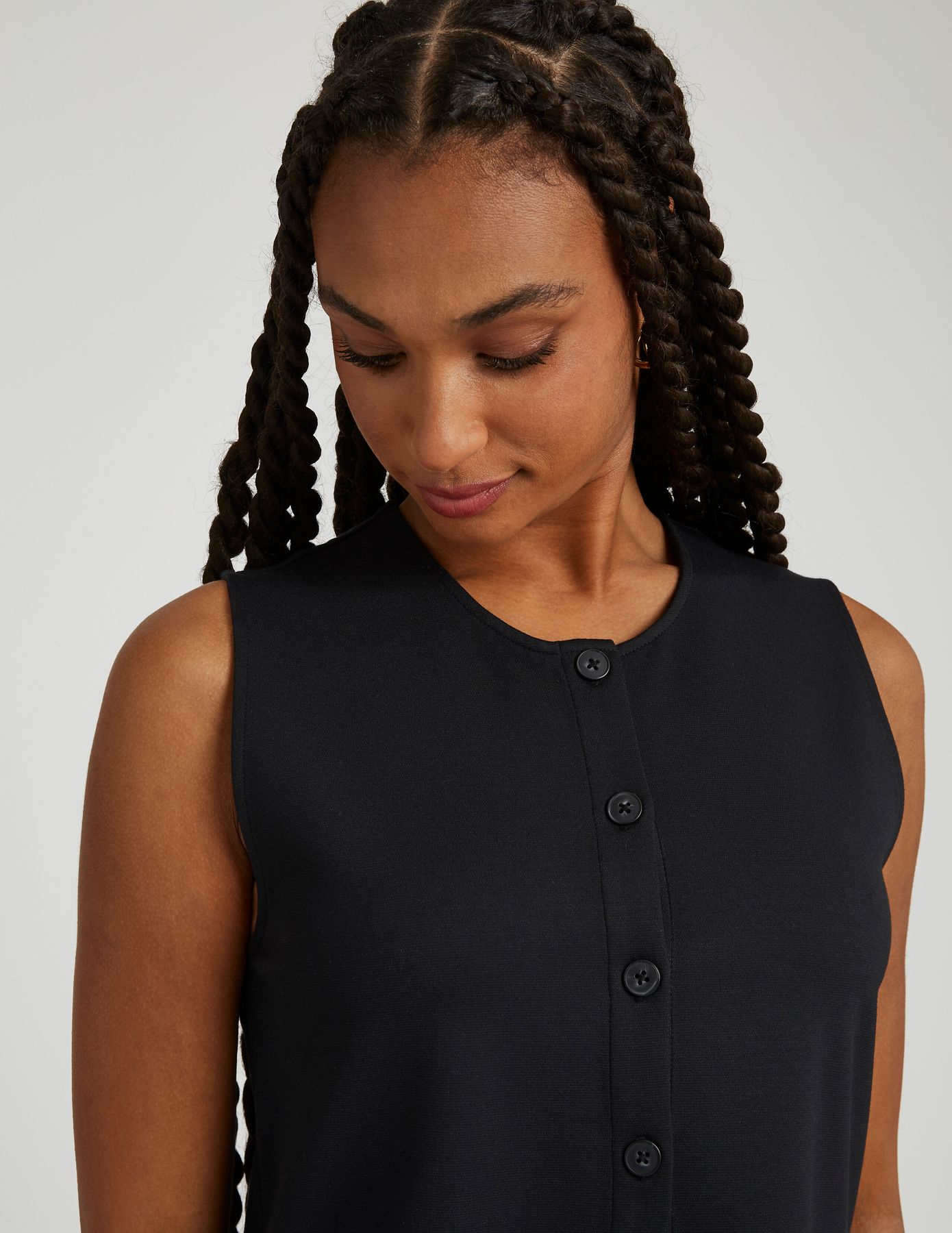 T-shirt boutonné