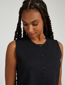 T-shirt boutonné