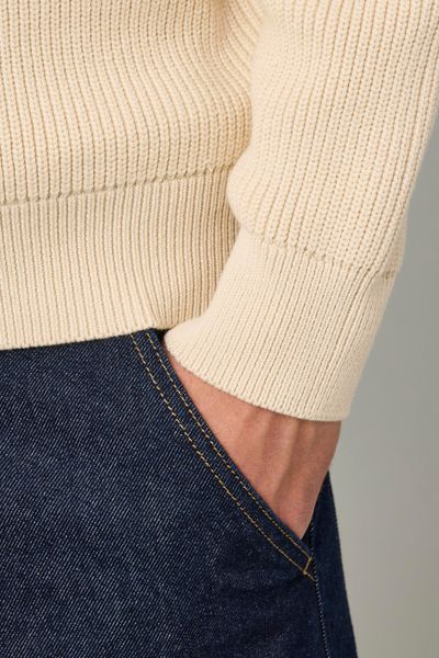 Pull col montant zippé